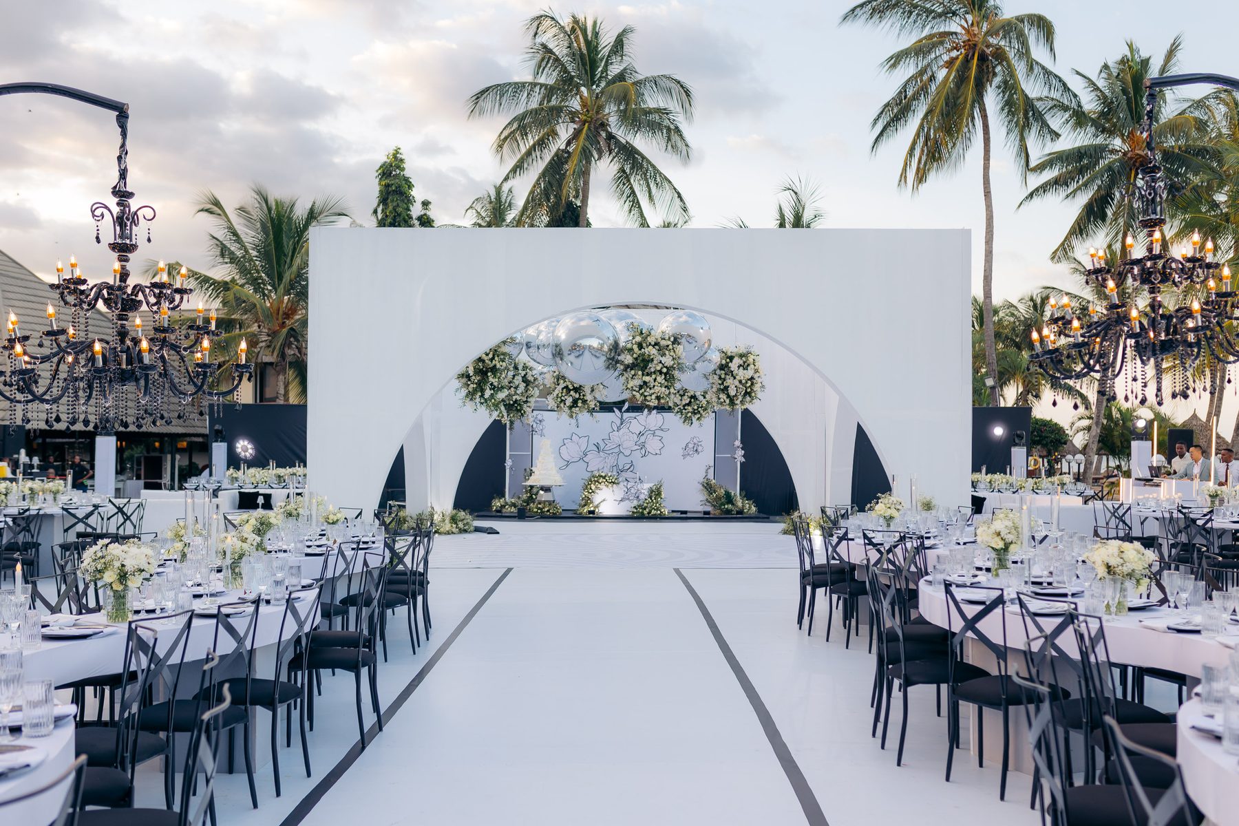 Anthony & Irene — the reception reveal at White Sands Resort, Dar es Salaam, by Kevins Events